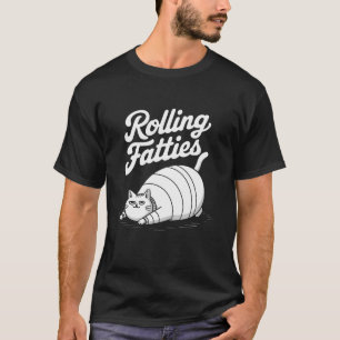 Rollfatties Katze Funny Fat Kitten für Männer Frau T-Shirt