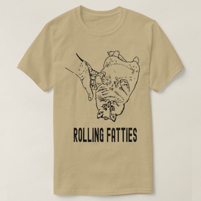 Rollfettkatze - 1 T-Shirt (Design vorne)