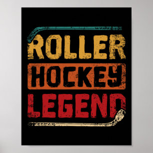 Rollhockey-Legende Poster