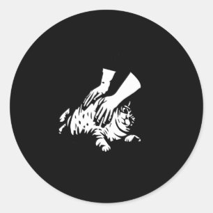 Rollin Fatties Funny Cat Meme Runder Aufkleber