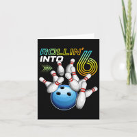 Rollin in 6 Retro Bowling Geburtstagsparty 6. Bir