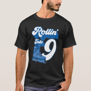 Rollin' in 9 Roller Skaten Geburtstag 12. Junge Ki T-Shirt