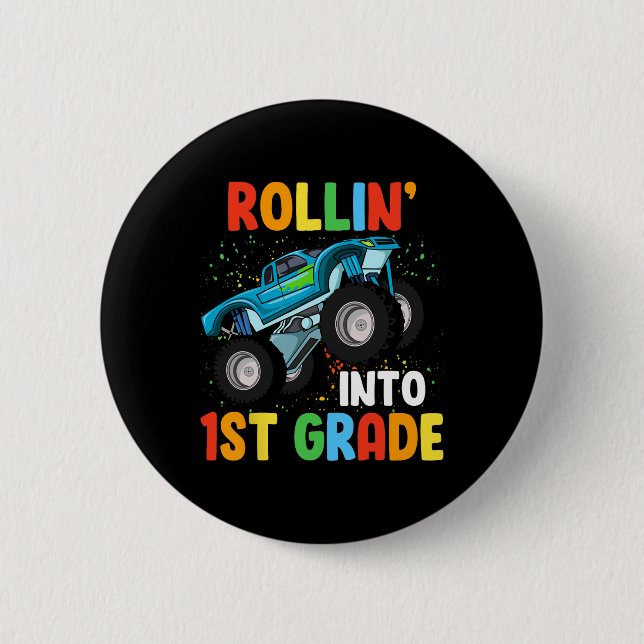Rollin' in Monster der ersten Klasse 100. Button (Vorderseite)