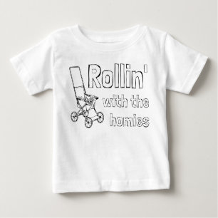 Rollin' mit dem lustigen Stollen Baby T-shirt