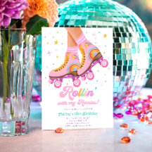 Rollin mit meiner Homies Roller Skate Girl Birthda