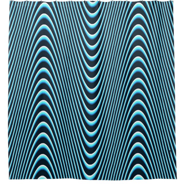 Rollin' Waves... Duschvorhang (Vorderseite)