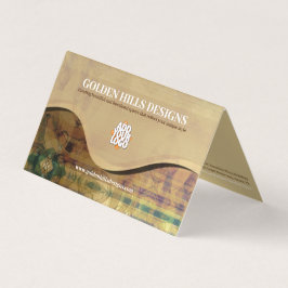 Rolling Hills Falted Business Card Visitenkarten