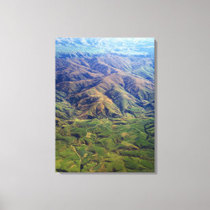 Rolling Hills in Süden-Region von Neuseeland Leinwanddruck