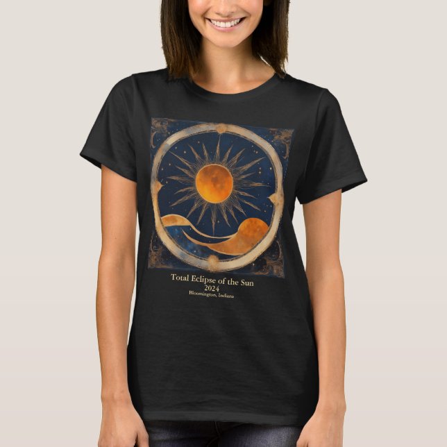 Rolling Hills insgesamt 2 Seiten für Solar Eclipse T-Shirt (Vorderseite)