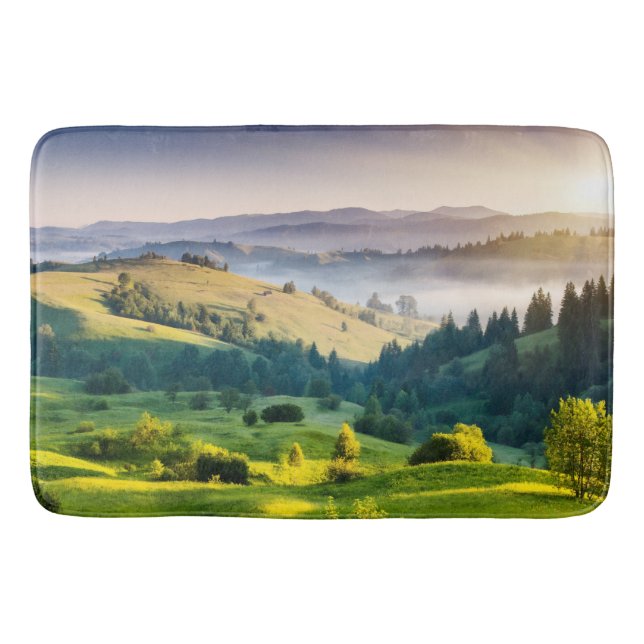 Rolling Hills Landschaftsfoto Badematte (Vorderseite)