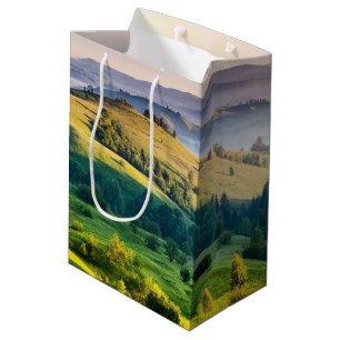 Rolling Hills Landschaftsfoto Natur Mittlere Geschenktüte