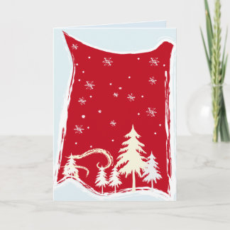 Rolling Hills Weihnachtskarten Feiertagskarte