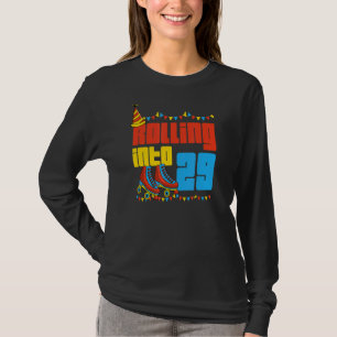 Rolling in 29 Roller Skate 29. Geburtstagsparty S T-Shirt