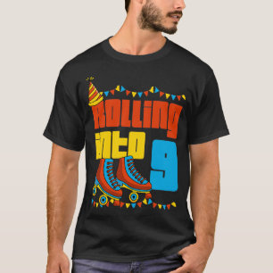 Rolling in 9 Roller Skate 9. Geburtstagsparty Sup T-Shirt