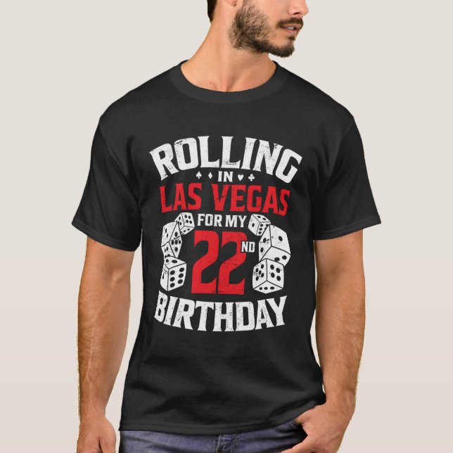 Rolling in Las Vegas für meine Vegas-Reise Py T-Shirt (Vorderseite)