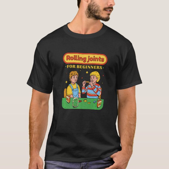 Rolling Joints for Beginners Premium T-Shirt (Vorderseite)