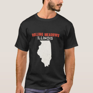 Rolling Meadows Illinois USA Staat America Travel T-Shirt