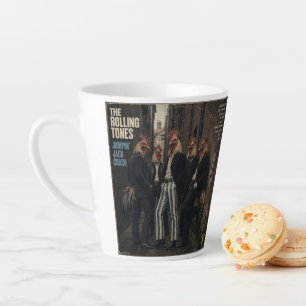 Rolling Tones: eine Parodie Milchtasse