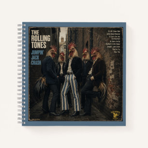 Rolling Tones: eine Parodie Notizbuch