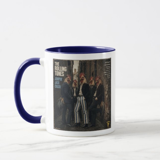 Rolling Tones: eine Parodie Tasse (Links)