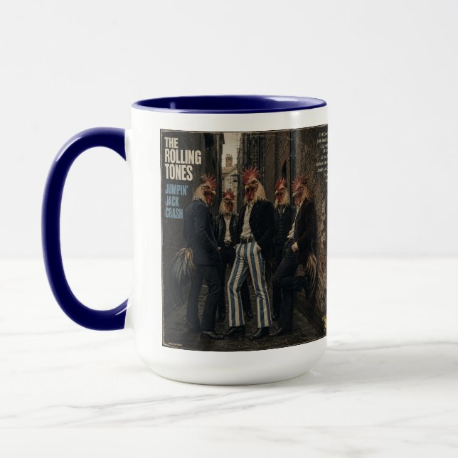 Rolling Tones: eine Parodie Tasse (Links)