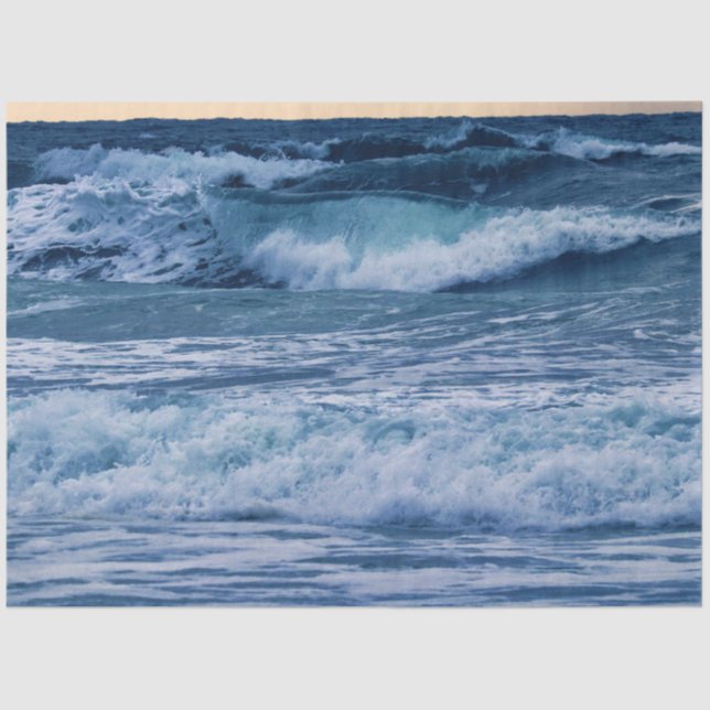Rolling Waves 20x30 Dekoupage Tissue Seidenpapier (Vorderseite)
