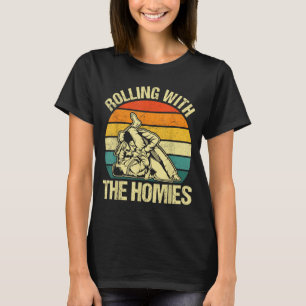 Rolling with the Homies Brasilianisches Jiu-Jitsu T-Shirt