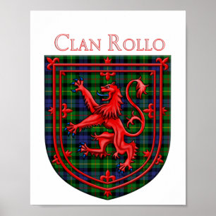 Rollo Tartan Scottish Kariert Lion Rampant Poster