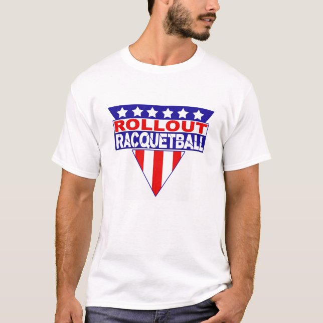 ROLLOUT Gladiatorracquetball-T-Shirt T-Shirt (Vorderseite)
