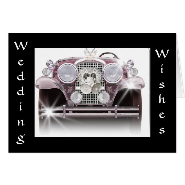 "ROLLS ROYCE WEDDING WISHES" (Vorderseite (Horizontal))