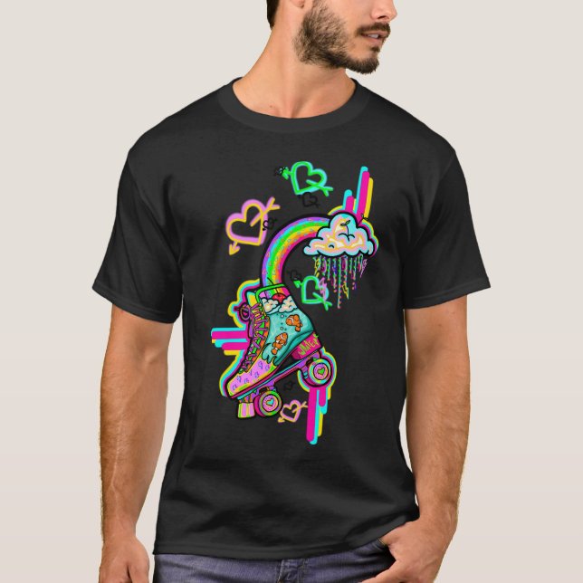 Rollschuh Aquarium T-Shirt (Vorderseite)