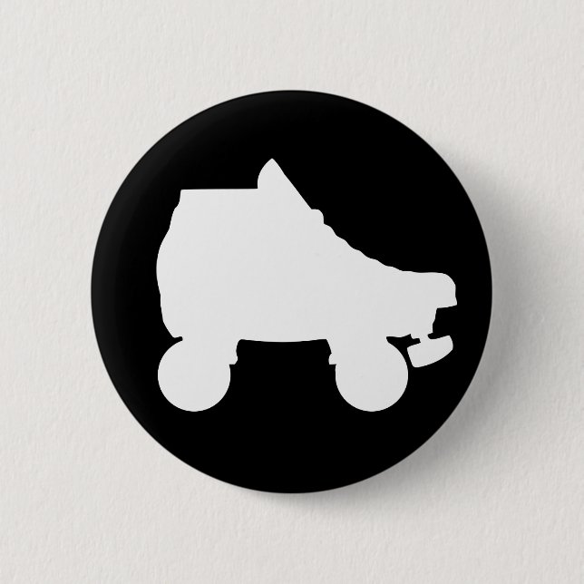 Rollschuh Button (Vorderseite)