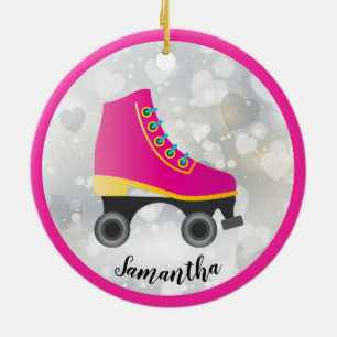 Rollschuh-Design-Ornament Keramik Ornament