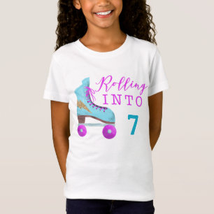 Rollschuh-Geburtstagsfeier jedes Alter T-Shirt