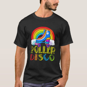Rollschuh Mädchen Party Disco Rollschuh Skate T-Shirt