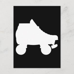 Rollschuh Postkarte