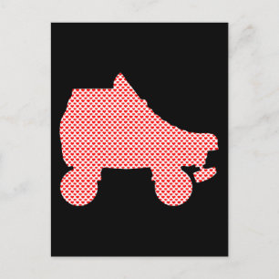 Rollschuh Postkarte