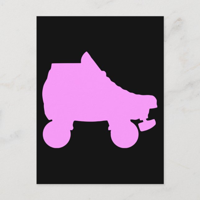 Rollschuh Postkarte (Vorderseite)