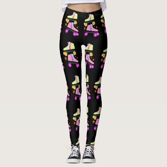 Rollschuh-Stil Leggings (Vorderseite)