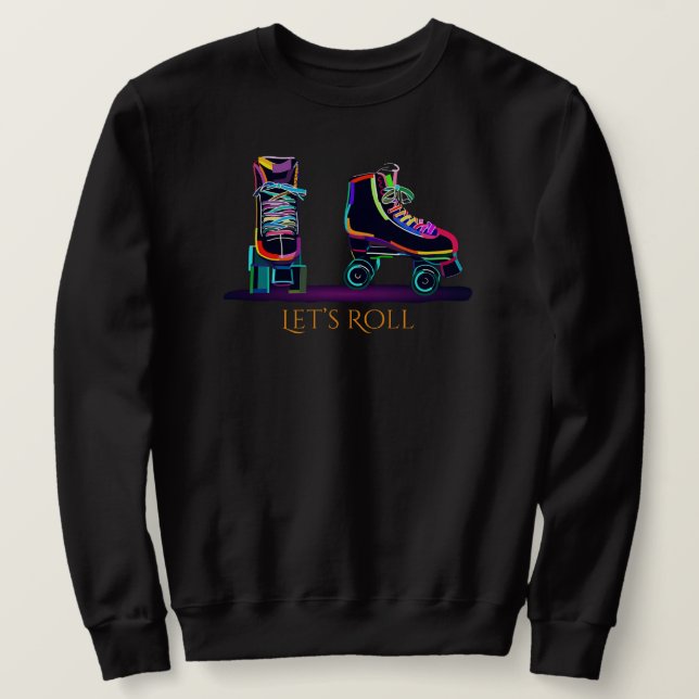 Rollschuh Sweatshirt (Design vorne)