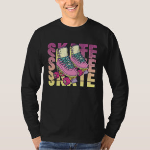 Rollschuhe Roller Skates Frauen Roller Derby 89s T-Shirt