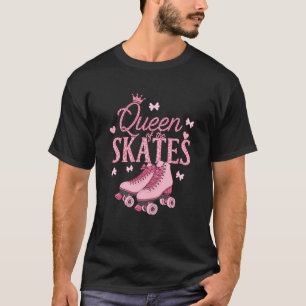 Rollschuhlaufen 80er Rollschuhläuferin Königin der T-Shirt