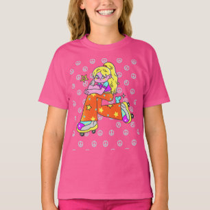 Rollschuhläuferin Mädchen T-Shirt
