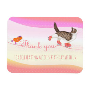 Rollschuhpferde Gastgeschenk Magnet