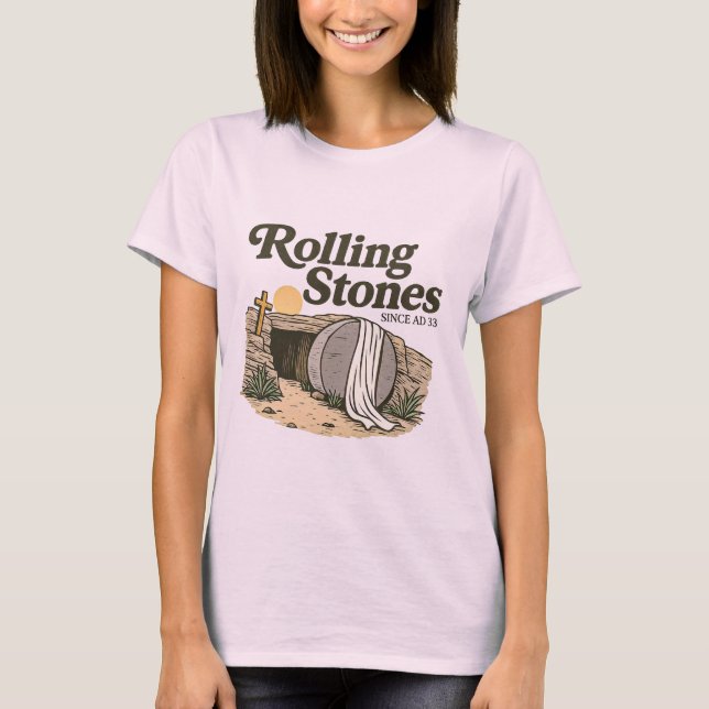 Rollsteine seit T - Shirt AD 33 (Vorderseite)