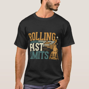 Rollstuhl Basketball Spieler Mit Behinderung Behin T-Shirt