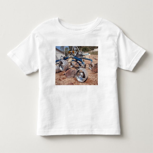 Rollstuhl, ein Mobilitätstestmodell Kleinkind T-shirt (Vorderseite)