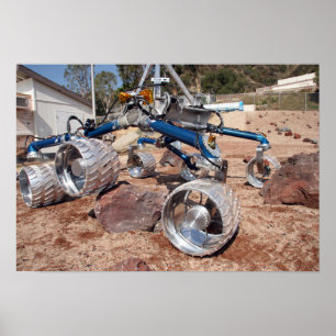 Rollstuhl, ein Mobilitätstestmodell Poster