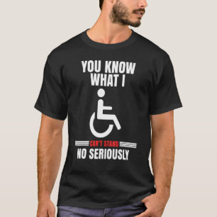 Rollstuhl für Paraplegien T-Shirt