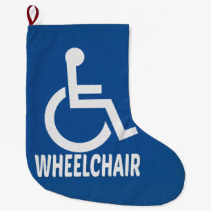Rollstuhl Großer Weihnachtsstrumpf